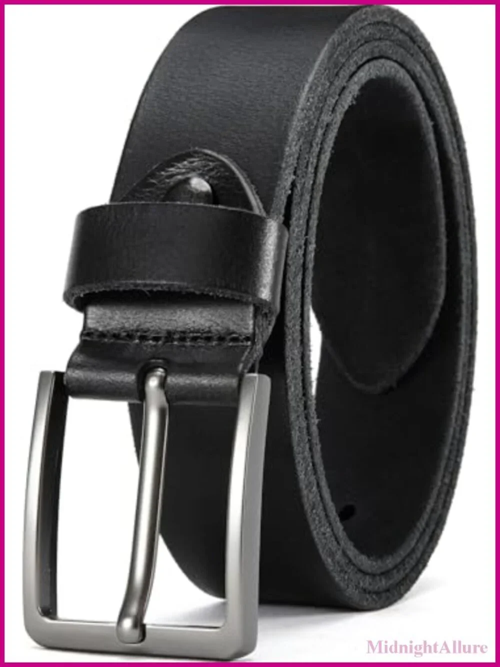 Men's Full Grain Leather Belt 1.5